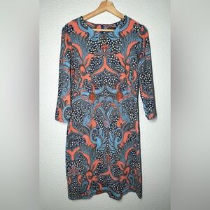 J.Mclaughlin Women’s Sophia Catalina Cloth Sheath Dress Paisley Size Medium